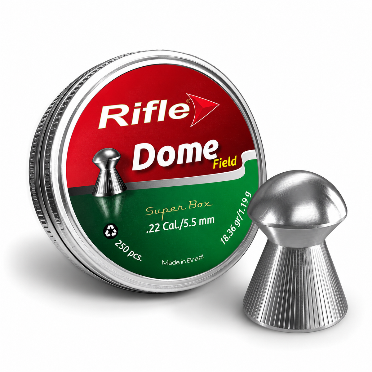 Balines Rifle Sport & Field DOME .22 Cal/5.5mm 1.19g / 18.36gr - 250ud