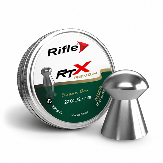 Balines Rifle RTX PREMIUM MEDIUM .22 Cal/5.52mm 1.08g / 16.67gr - 250ud