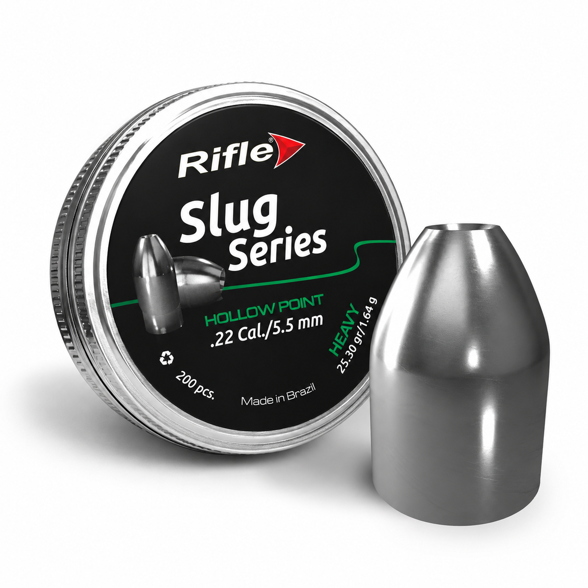 Balines Rifle Slug Series HEAVY .22 Cal/5.5mm 1.64g / 25.30gr -250ud