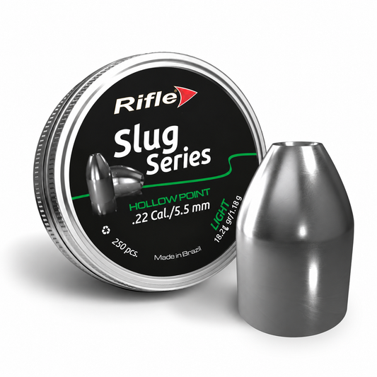 Balines Rifle Slug Series LIGHT .22 Cal/5.5mm 1.18g / 18.21gr - 250ud